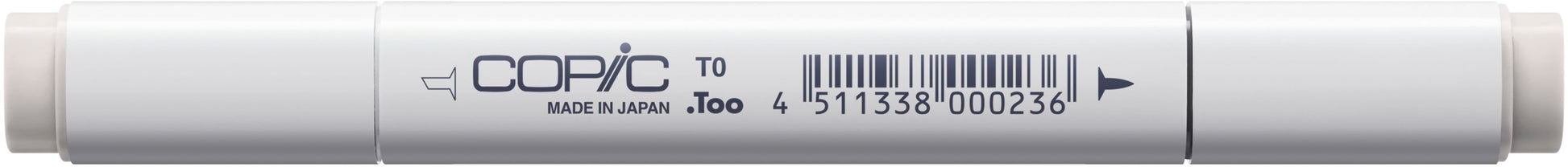 Copic Klassischer Filzstift, Doppelspitze – Kombi, alkoholbasiert, Toner Grau (T-0)