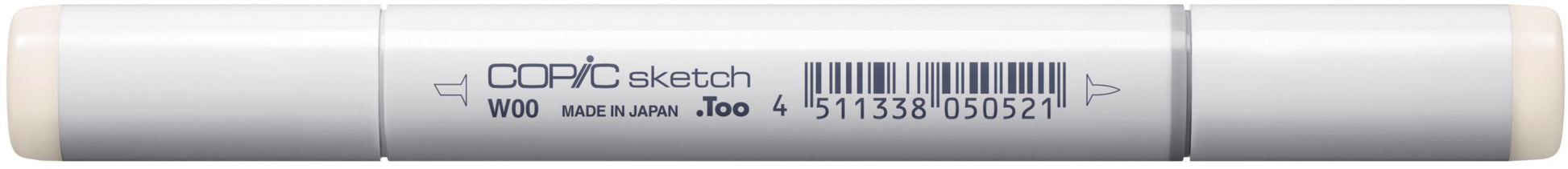 Copic Sketch Brush Pen, Doppelspitze – Pinsel + Medium Broad, alkoholbasiert, warmgrau W-00