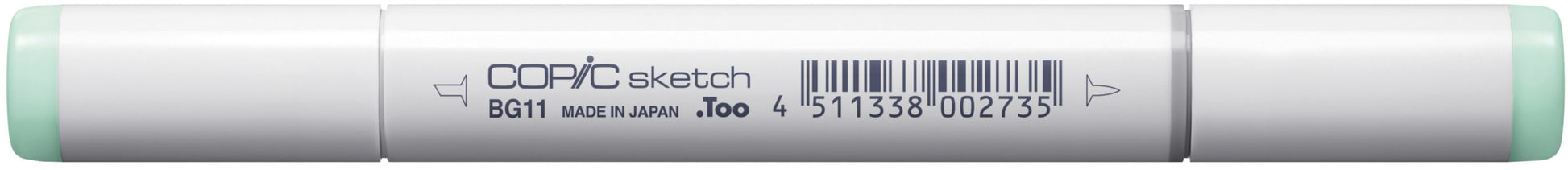 Copic Sketch Pinselstift, Doppelspitze – Pinselspitze + Medium Broad, alkoholbasiert, BG11 Moon White