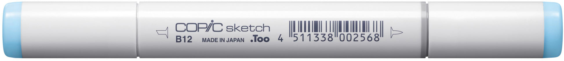 Copic Sketch Pinselstift, Doppelspitze – Pinsel + Medium Broad, alkoholbasiert, Ice Blue