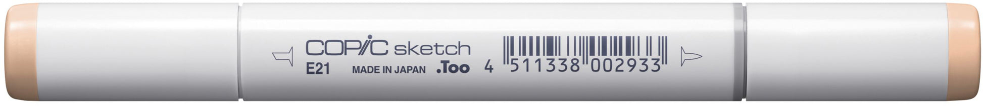 Copic Sketch Brush Pen – Doppelspitze, Kombi (Pinsel + Medium Broad), alkoholbasiert, Soft Sun