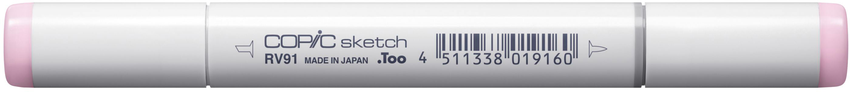 Copic Sketch Brush Pen, Doppelspitze – Pinselspitze + Medium Broad, alkoholbasiert, grau-rötlich