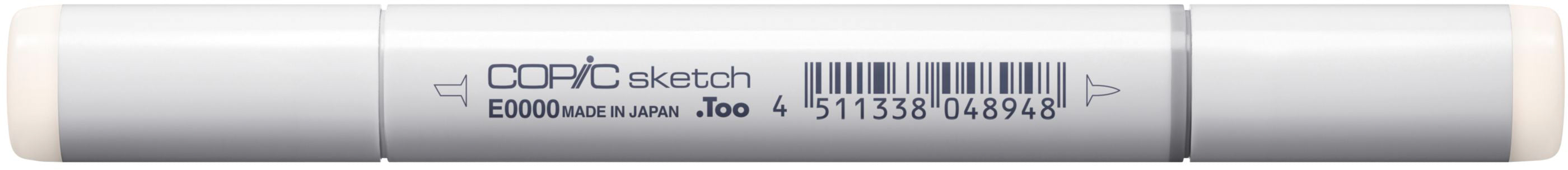 Copic Sketch E0000 Permanentmarker – Doppeltspitze (Pinsel/Keil) – Floral Weiss