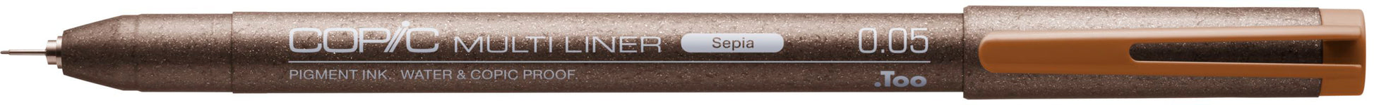 Copic Multiliner Fineliner – 0,05 mm, Sepia, wasserfest