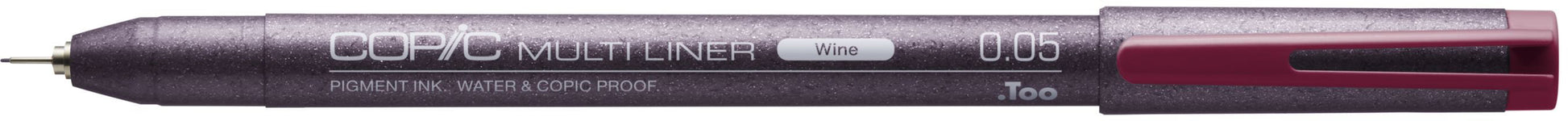 Copic Multiliner Fineliner – 0,05 mm, weinrot, wasserfest