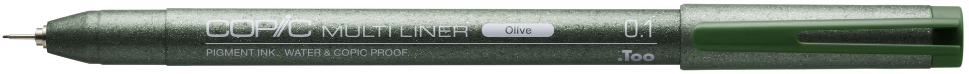 Copic Multiliner Fineliner – 0,1 mm, olive, wasserfest, für Copic Markersystem