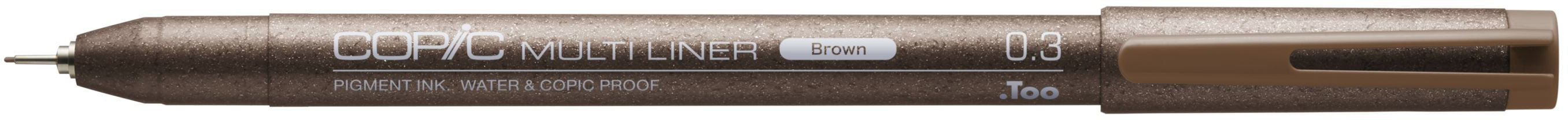 Copic Multiliner Fineliner – 0,3 mm, braun, wasserfest