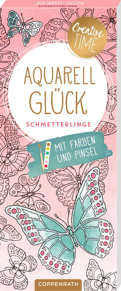 Coppenrath Malbuch Schmetterlinge – 8 × 19 cm – 40 Seiten