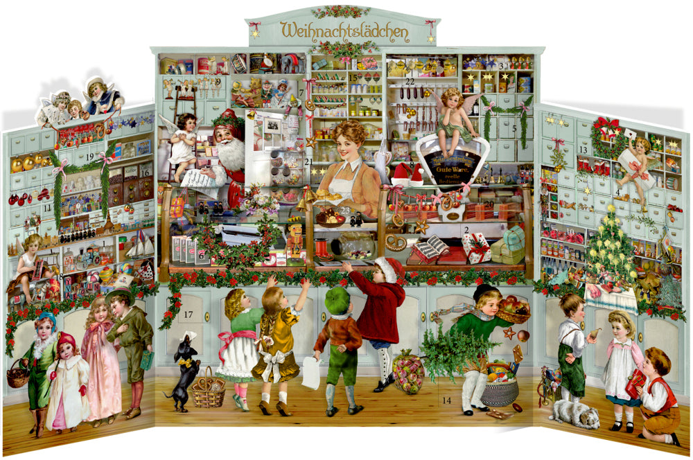 Coppenrath Adventskalender – Weihnachtslädchen – 24 Türchen – ca. 58 × 33 cm