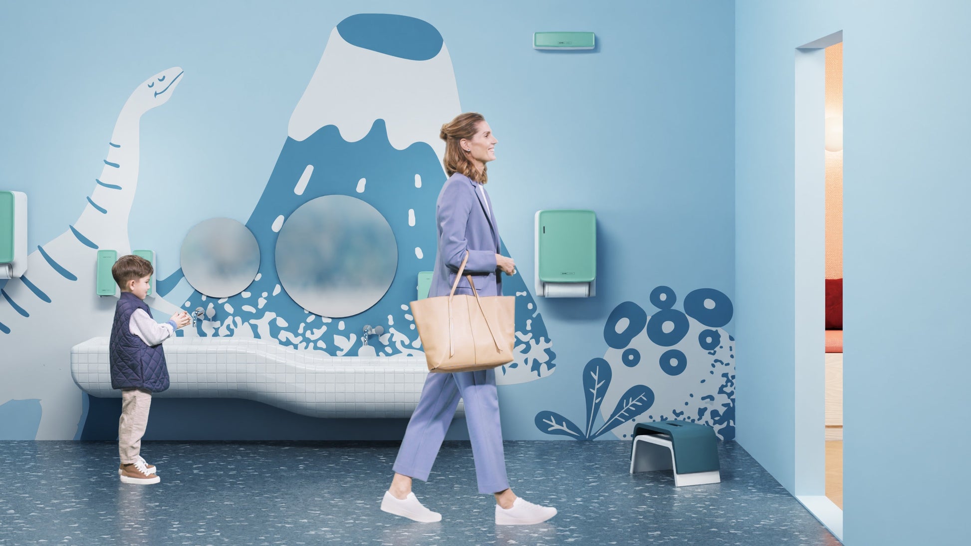 Cws PureLine – Paneel – Mint, für PureLine Toilettenpapier