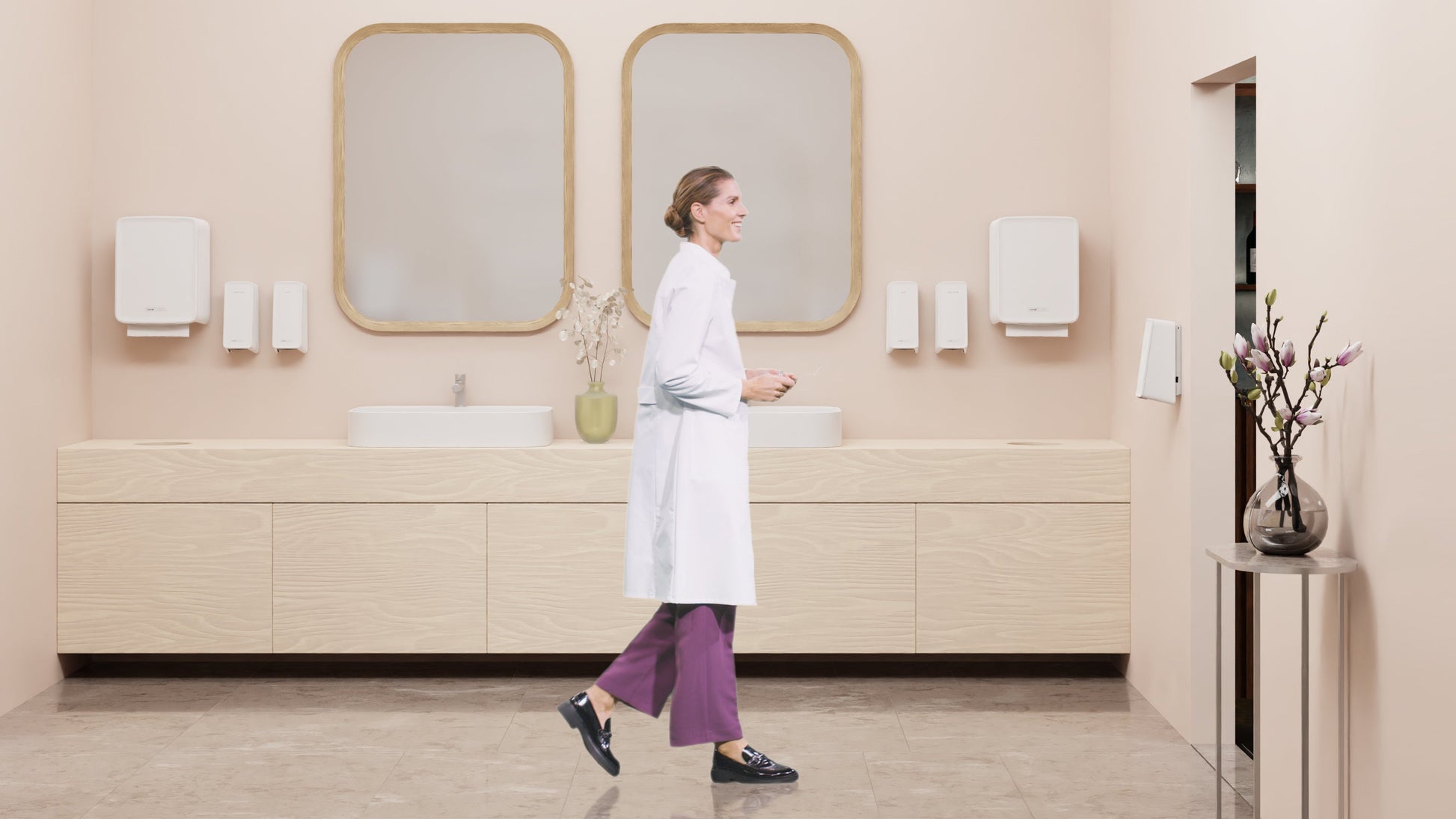 Cws Desinfektionsmittelsäule für PureLine Disinfect Foam, weiss, 1 Stück
