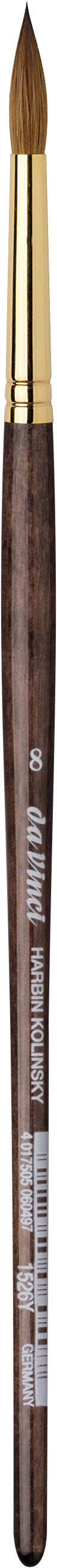 Da Vinci VA-1526Y8 – Pinsel – Rundpinsel, Grösse 8, Breite 1 mm, Harbin-Kolinsky (Rotmarderhaar)