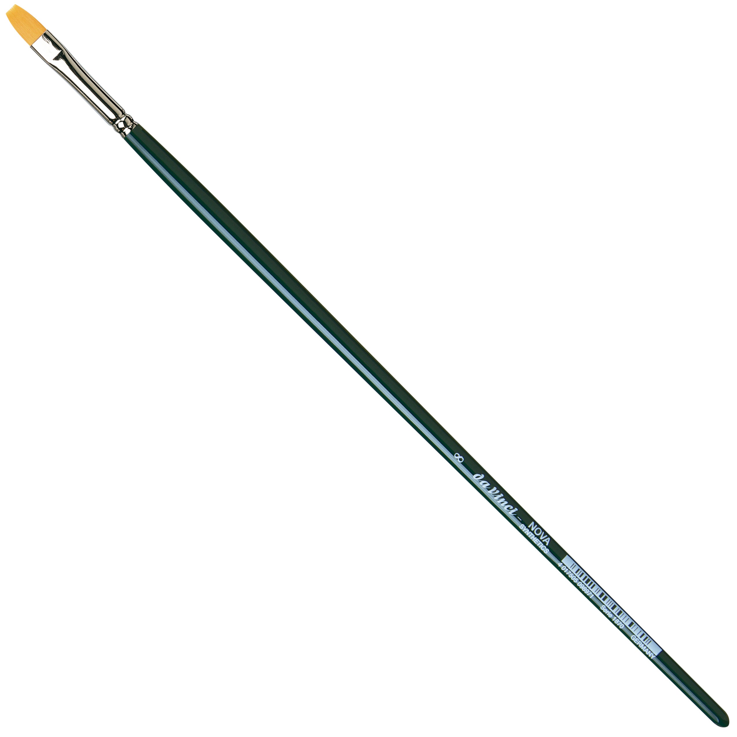 Da Vinci – Nova 1870 – Pinsel – Flachpinsel, Grösse 8, Breite 10 mm, Synthetik