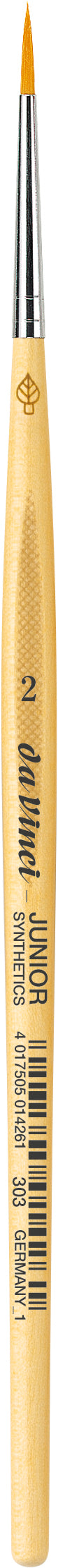 Da Vinci – Junior Synthetics VA-303_2 – Pinsel – Rundpinsel, Grösse 2, Synthetik, 190 mm