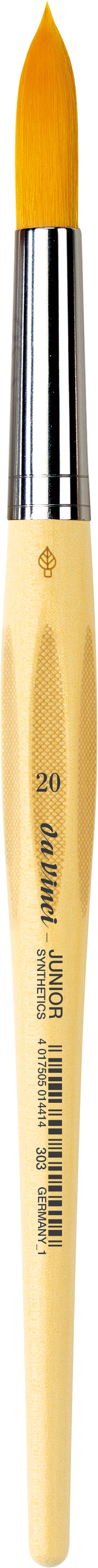 Da Vinci – Junior Synthetics VA-303_20 – Rundpinsel, Grösse 20, Breite 15 mm, Synthetik, Länge 255 mm