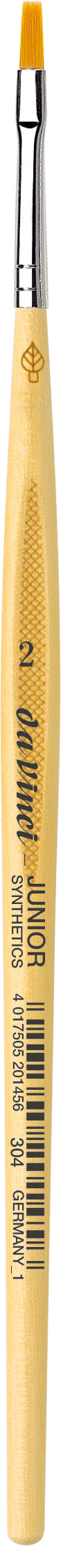 Da Vinci Junior Synthetics 304 – Pinsel – Flachpinsel, Breite 10 mm, Synthetik, 1 Stück