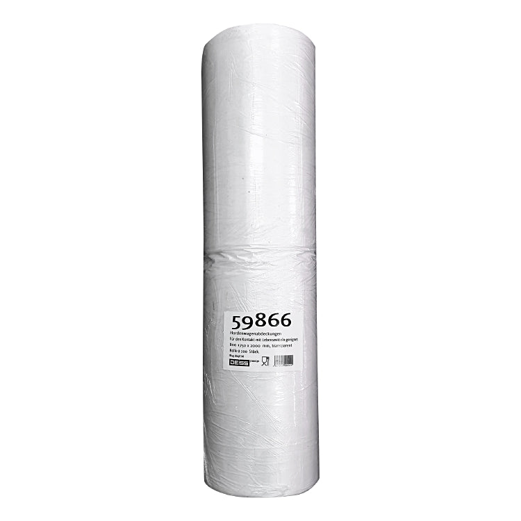 Palettenschutzhülle, 18 µm, 800 + 750 × 2000 mm, transparent – 200 Stk.