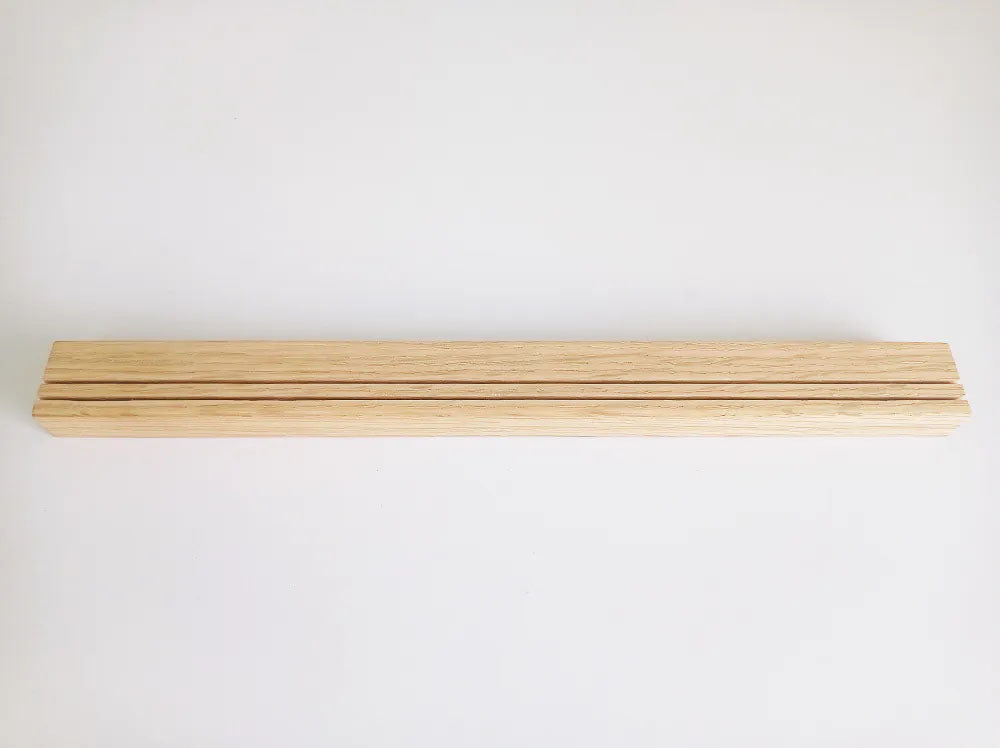Debex Bilderleiste – 30 × 3 × 1,5 cm – Eiche