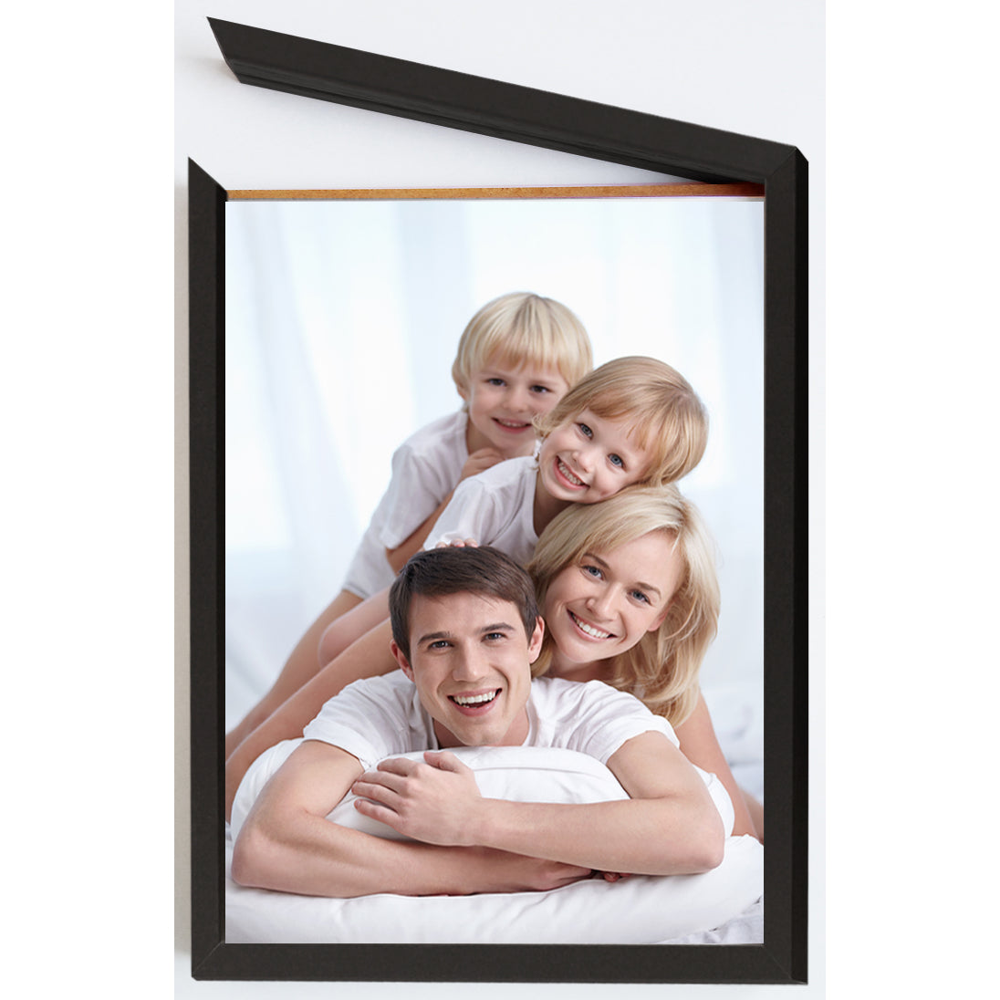 Debex Wechselrahmen – für 13 × 18 cm – Holz, schwarz