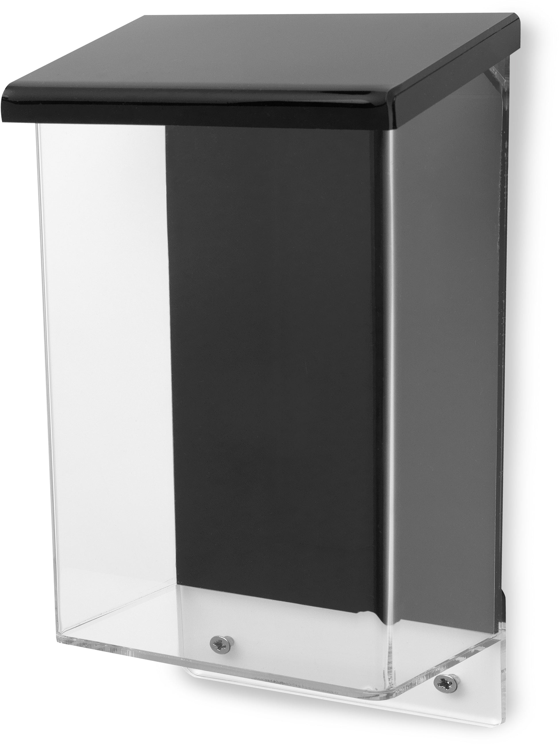 Deflecto Prospektbox – für A5 – Hochformat – wetterfest – Acryl – 175×285×74 mm