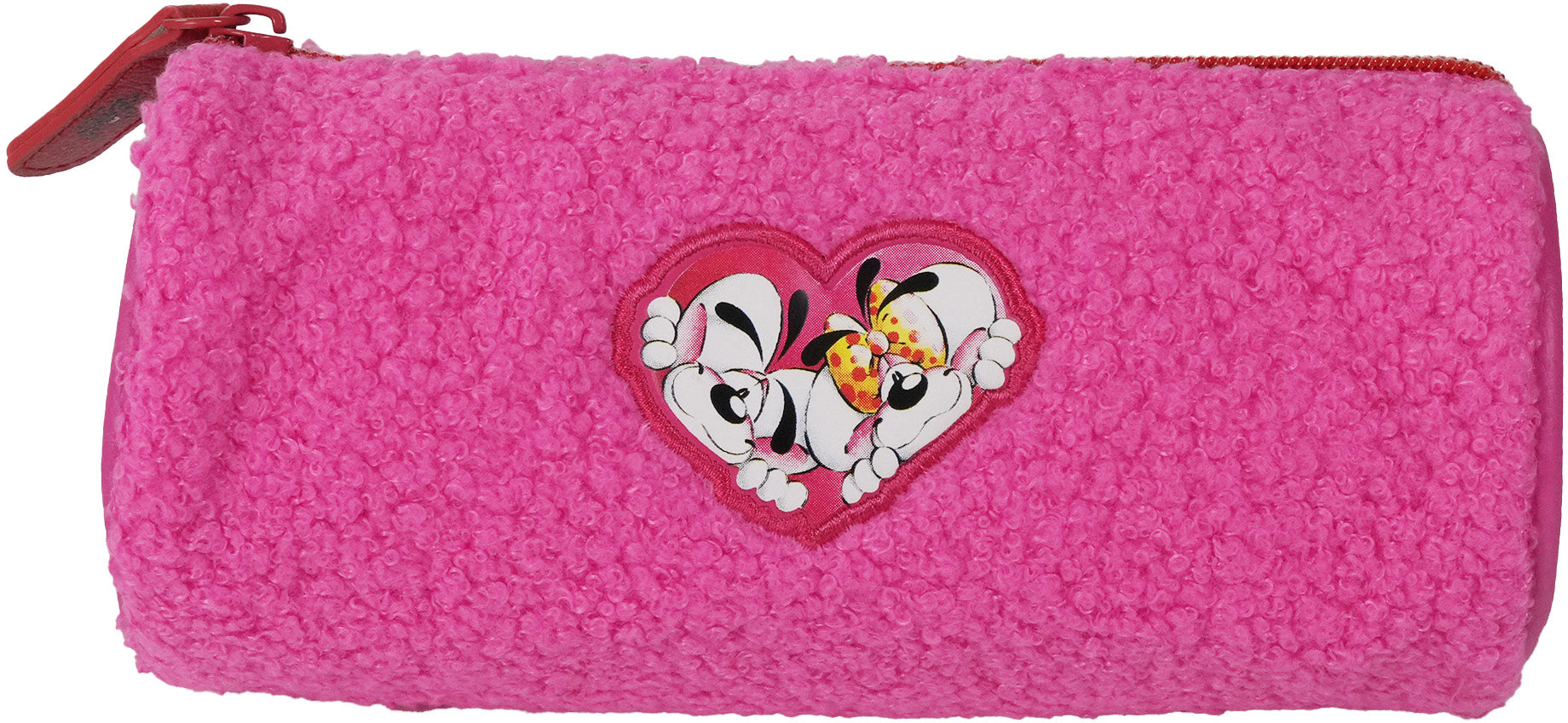 Diddl Schlamperetui, Pink, Plüsch, 20 × 8,5 cm