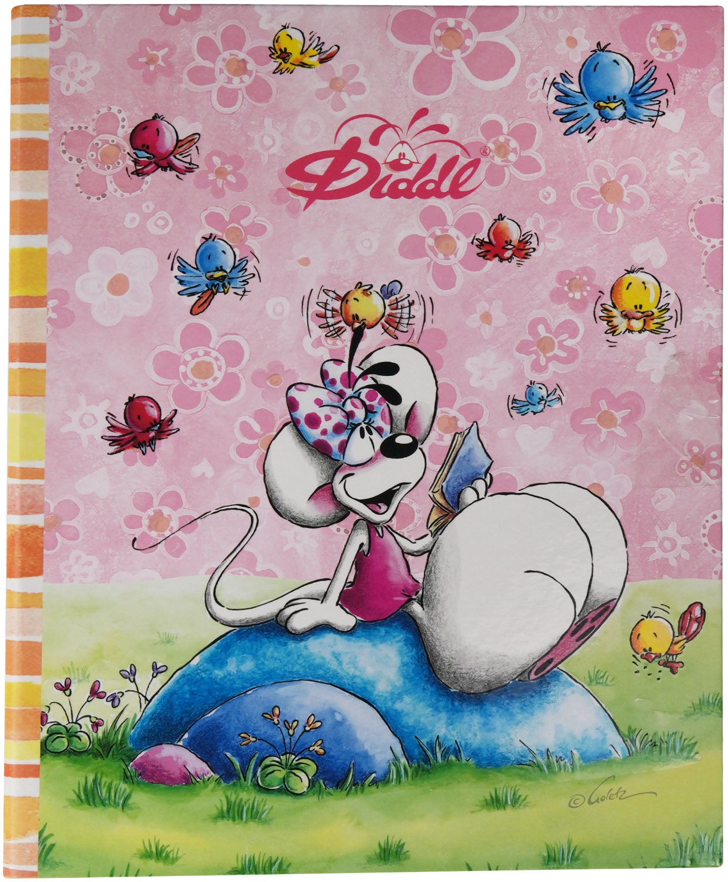 Diddl Ringbuch – 2-Ring – für A4 – rosa