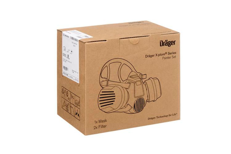 Dräger Atemschutzmaske X-plore 3300 – M, L – 1 Stk. – für Dräger X-plore Bajonett-Filter