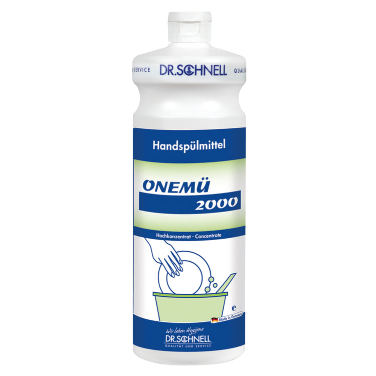 Dr. Schnell Onemü 2000 Abwaschmittel – ohne Duft – 1 l