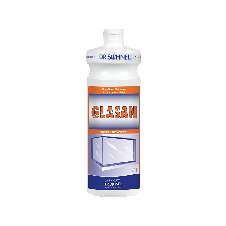 Dr. schnell Glasan Glas-/Oberflächenreiniger für Glas/Fenster – Flüssigkeit, Flasche – 1 l