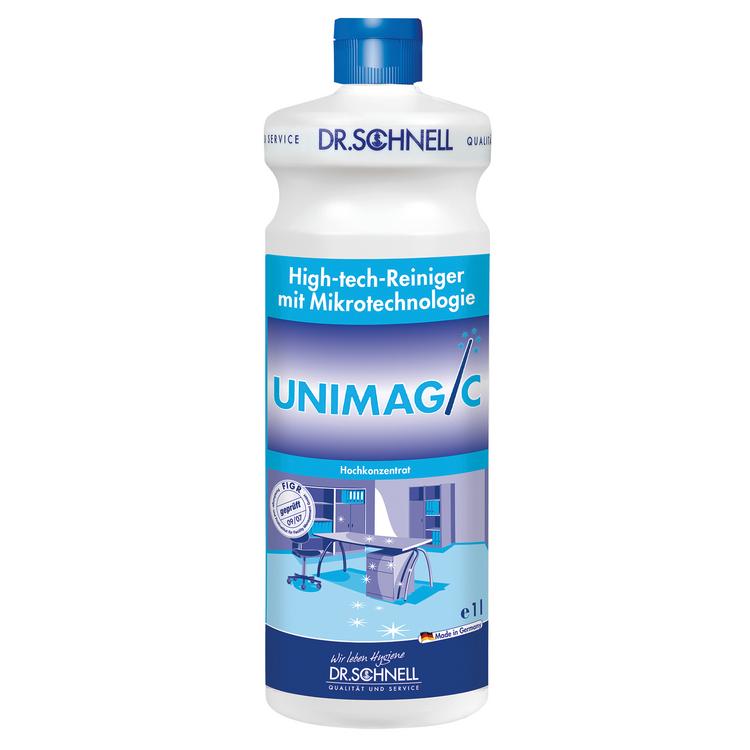 Dr. Schnell UNIMAGIC Microfluid Bodenreiniger für Hartböden und Natur-/Kunststein – Konzentrat, Flasche – 1 l