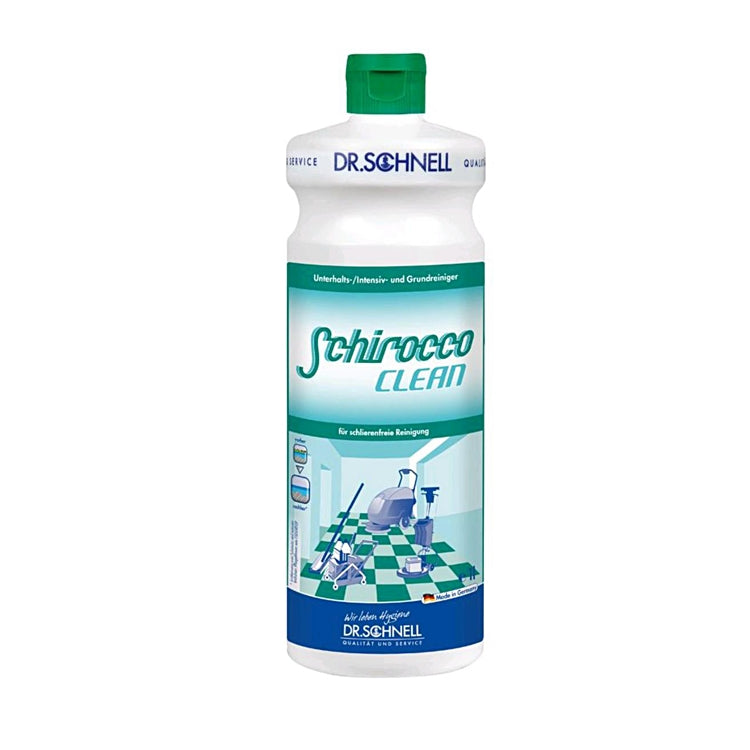 Dr. schnell SCHIROCCO CLEAN Bodenreiniger für Gummi, Linoleum, Marmor – Flüssigkeit, Flasche – 1 l