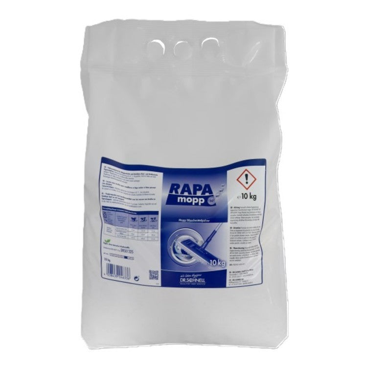 Dr. schnell RAPA – Spezialwaschmittel für Moppbezüge MOPP – 10 kg – Professional