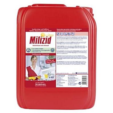 Dr. schnell Milizid Citro Bad-/Kalkreiniger für Bad/Armaturen – Konzentrat, Kanister – 10 l