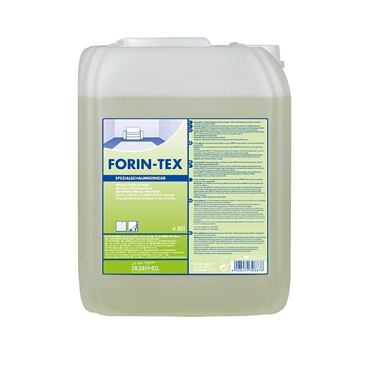 Dr. Schnell Forin-Tex Teppich-/Polsterreiniger – für Polster/Teppiche/Textilien – Schaum – Kanister – 10 l
