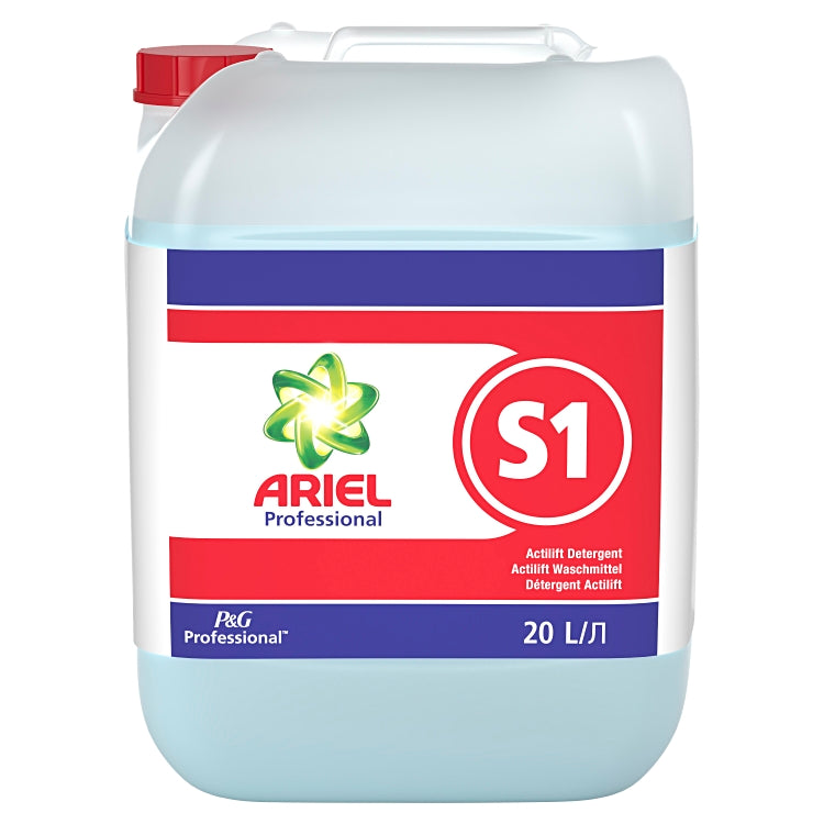 Dr. schnell Ariel – Flüssigwaschmittel für Weiss & Color Professional S1 Actilift – 20 l – Hochkonzentrat