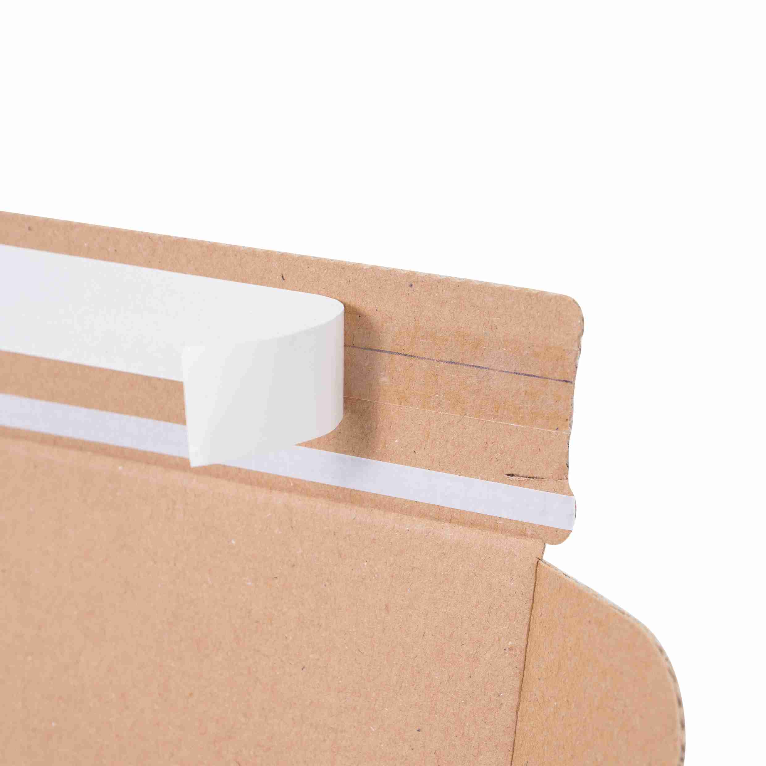 Model Fix-Aufrichtekarton – 192 × 155 × 91 mm, braun, Wellkarton, selbstklebend – 1 Stk., ab 500 Stk.