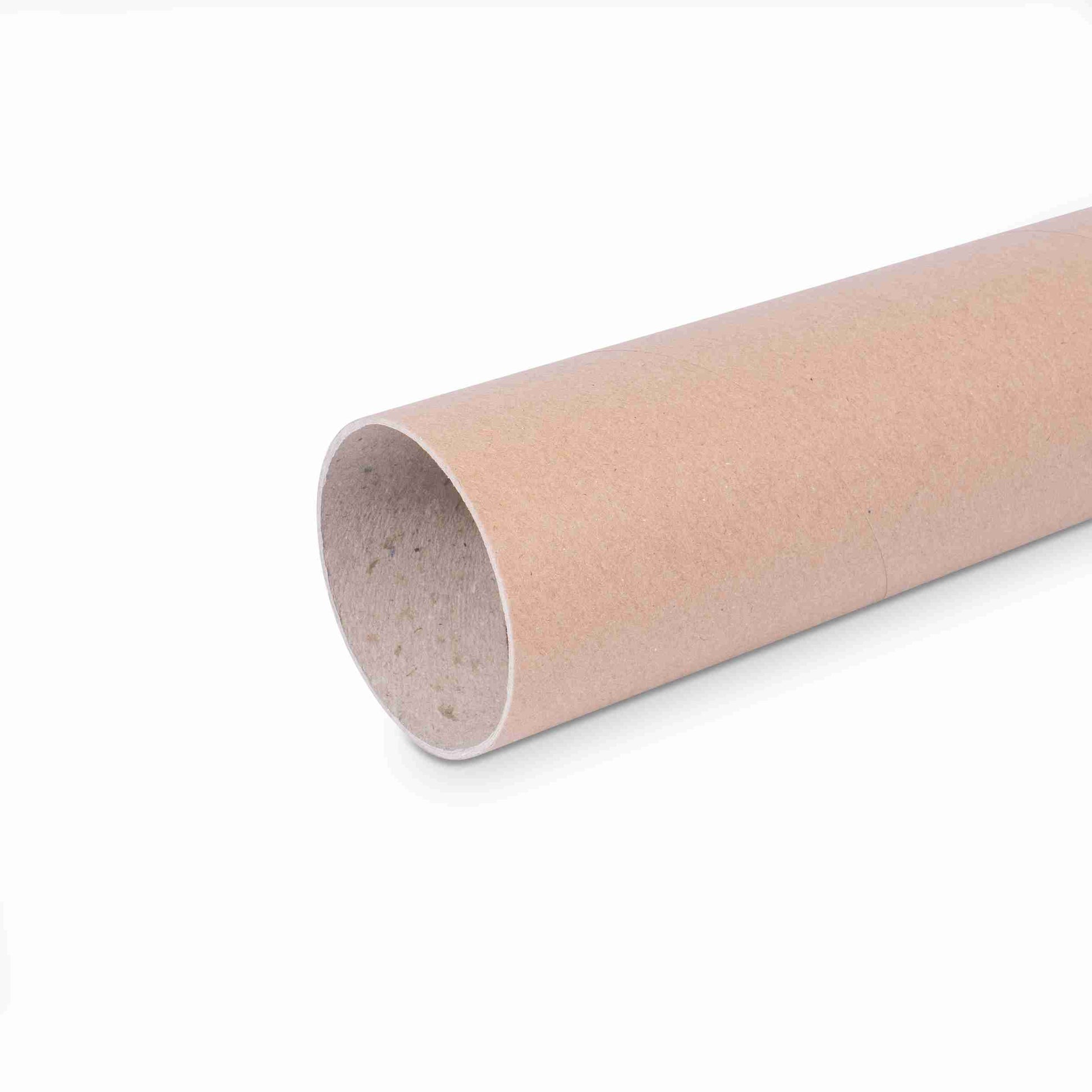 Model Versandrolle – 1000 × Ø100 mm, braun, mit Deckel – 1 Palette (160 Stk.)