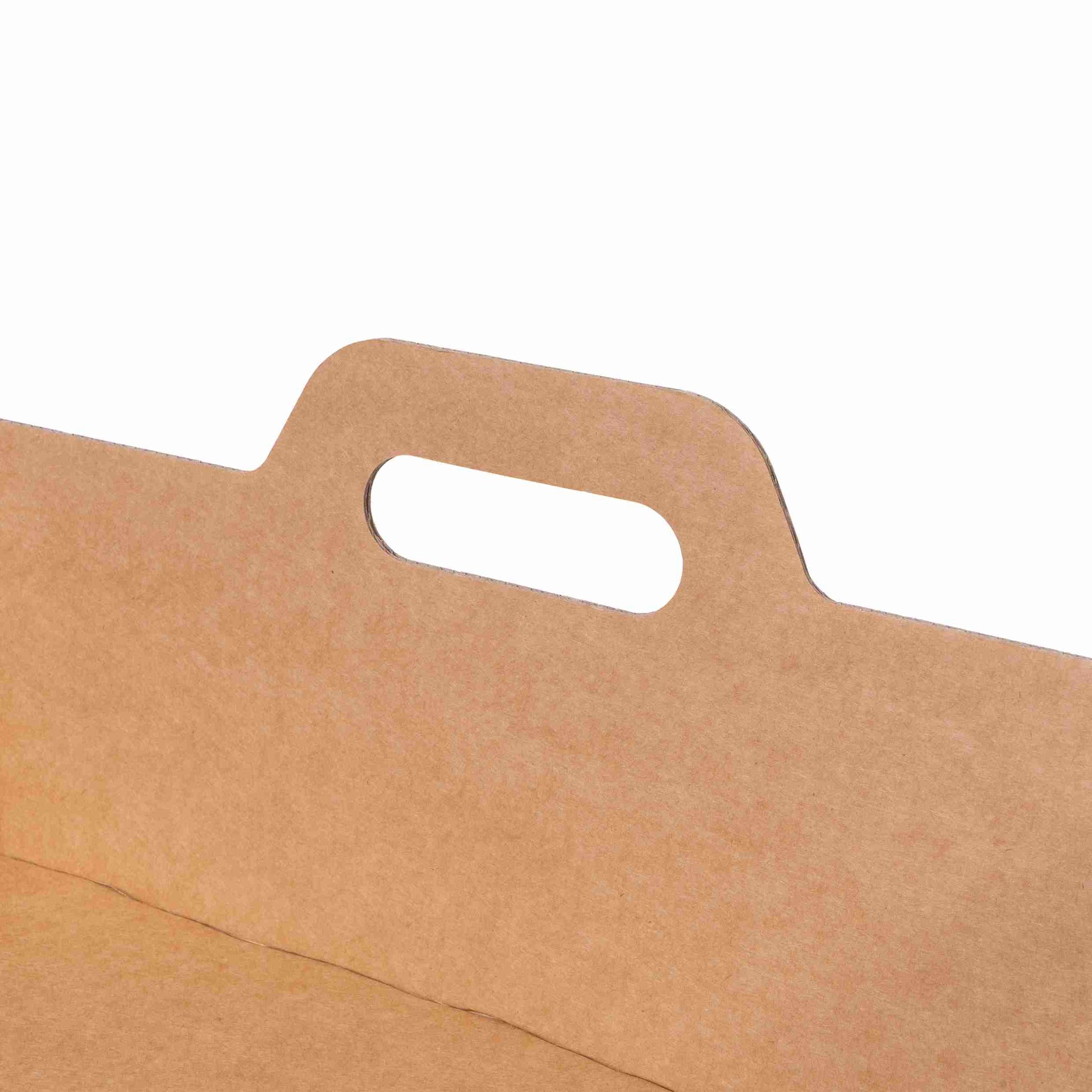 Model Agri Versandverpackung – 300 × 300 × 120 mm, braun, Wellkarton, mit Tragegriffen – 1 Palette (880 Stk.)