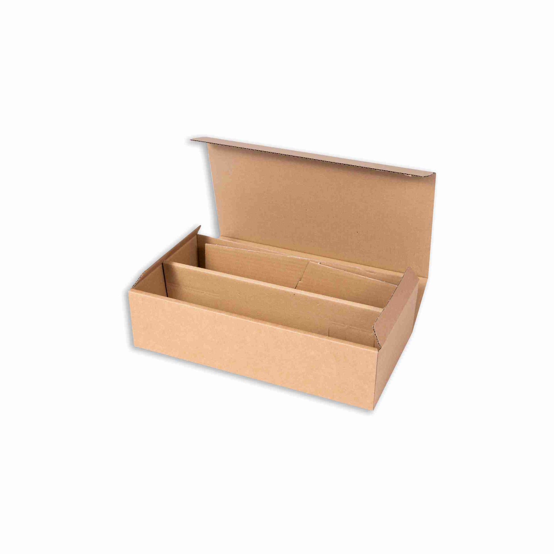 Weinpräsentkarton Osterhasen-Motiv – Innenmass 180 × 360 × 90 mm – für 2 Flaschen (0,75 l) – 1 Stk., ab 20 Stk.
