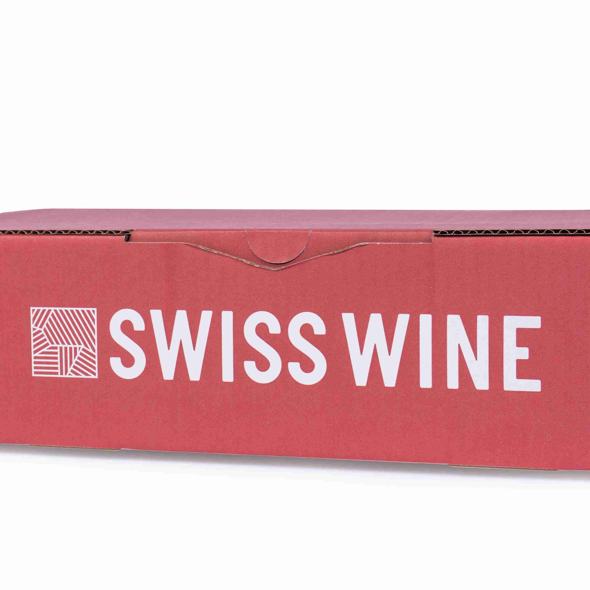 Swisswine Weinversandkarton – für 6 × 0,75 l – 277 × 186 × 350 mm – 1 Palette (540 Stk.)