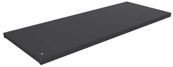 Edgy FB2297/02 – Tablar für Flügeltürenschrank, 920 × 370 × 30 mm, Schwarz, Stahl
