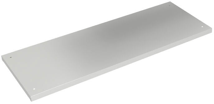 Edgy FB2297 – Tablar für Flügeltürenschrank, 370 × 920 × 30 mm, lichtgrau, Metall