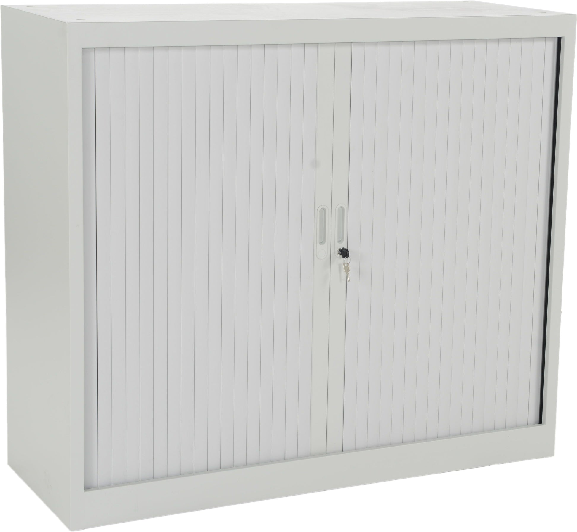 Edgy RS03/7035 – Rollladenschrank, abschliessbar, Stahl, 1'060 × 1'210 × 480 mm, lichtgrau