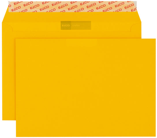 Elco Couvert C5, ohne Fenster, goldgelb, 100 g/m² – 250 Stk.