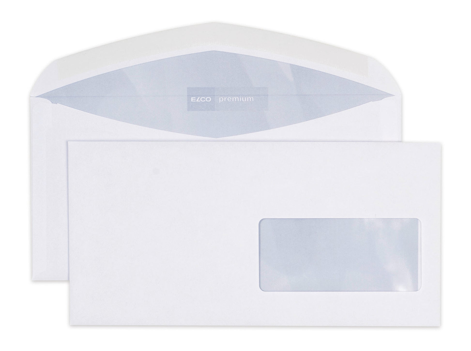 Elco Kuvert C5/6, mit Fenster, weiss, 100 g/m²