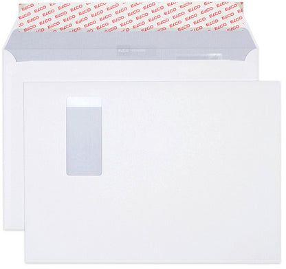 Elco Couvert C4, Fenster rechts, Selbstklebend, Weiss, 120 g/m² – 250 Stk.