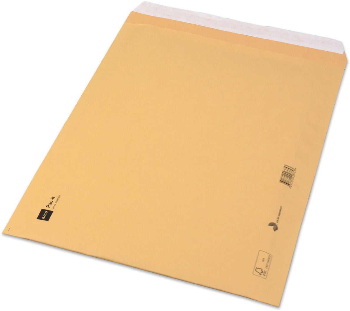 Elco Seitenfaltentasche – 180 × 190 × 243 mm, selbstklebend, Papier, braun – 20 Stk.