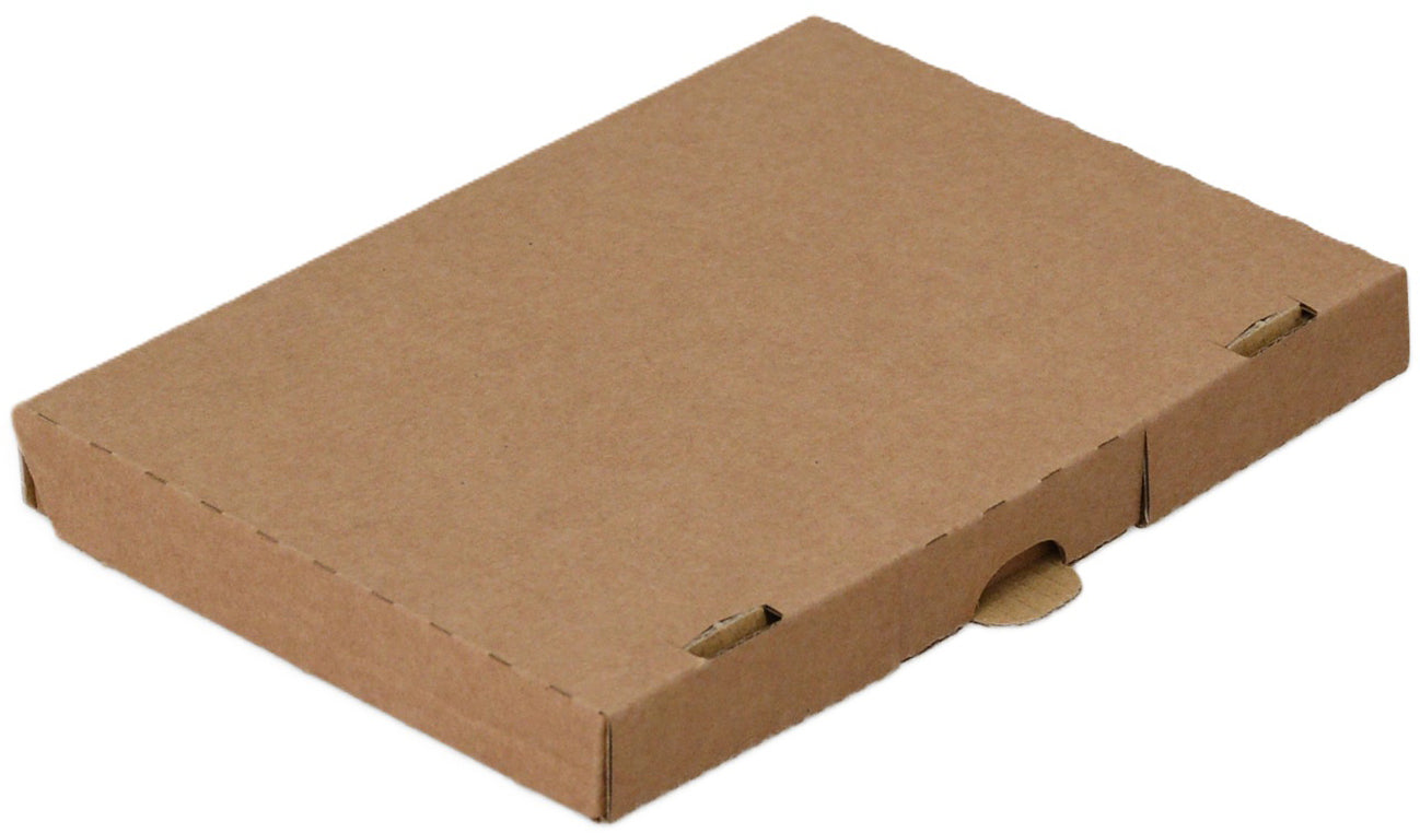 Elco Versandkarton Clickbox – für DIN A5, 223 × 158 × 19 mm, 1-wellig (E), Steckverschluss, braun – 25 Stk.