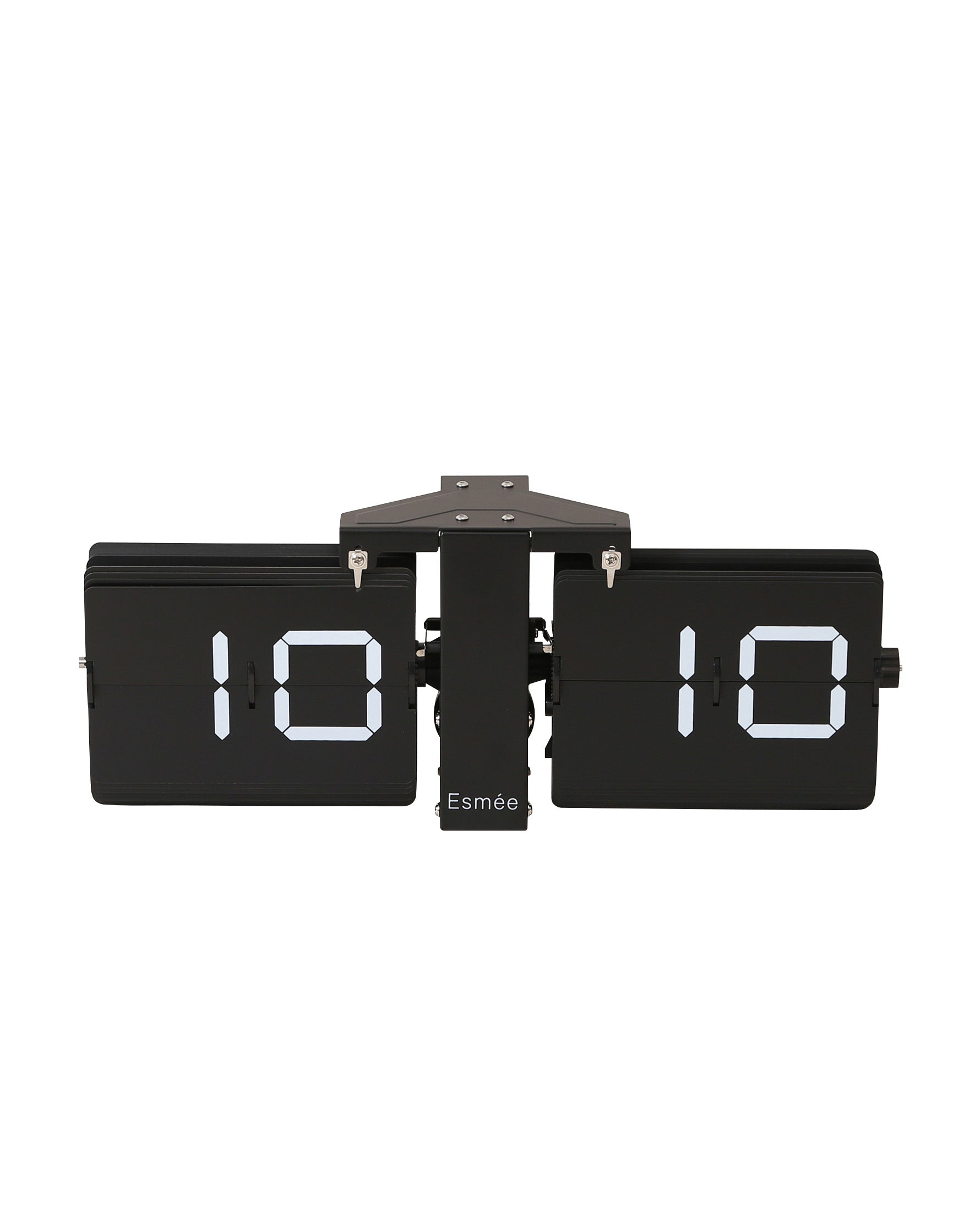 Esmée Flip Clock 240.006.0 Wanduhr – Digital, 19 × 12 × 8,5 cm, schwarz