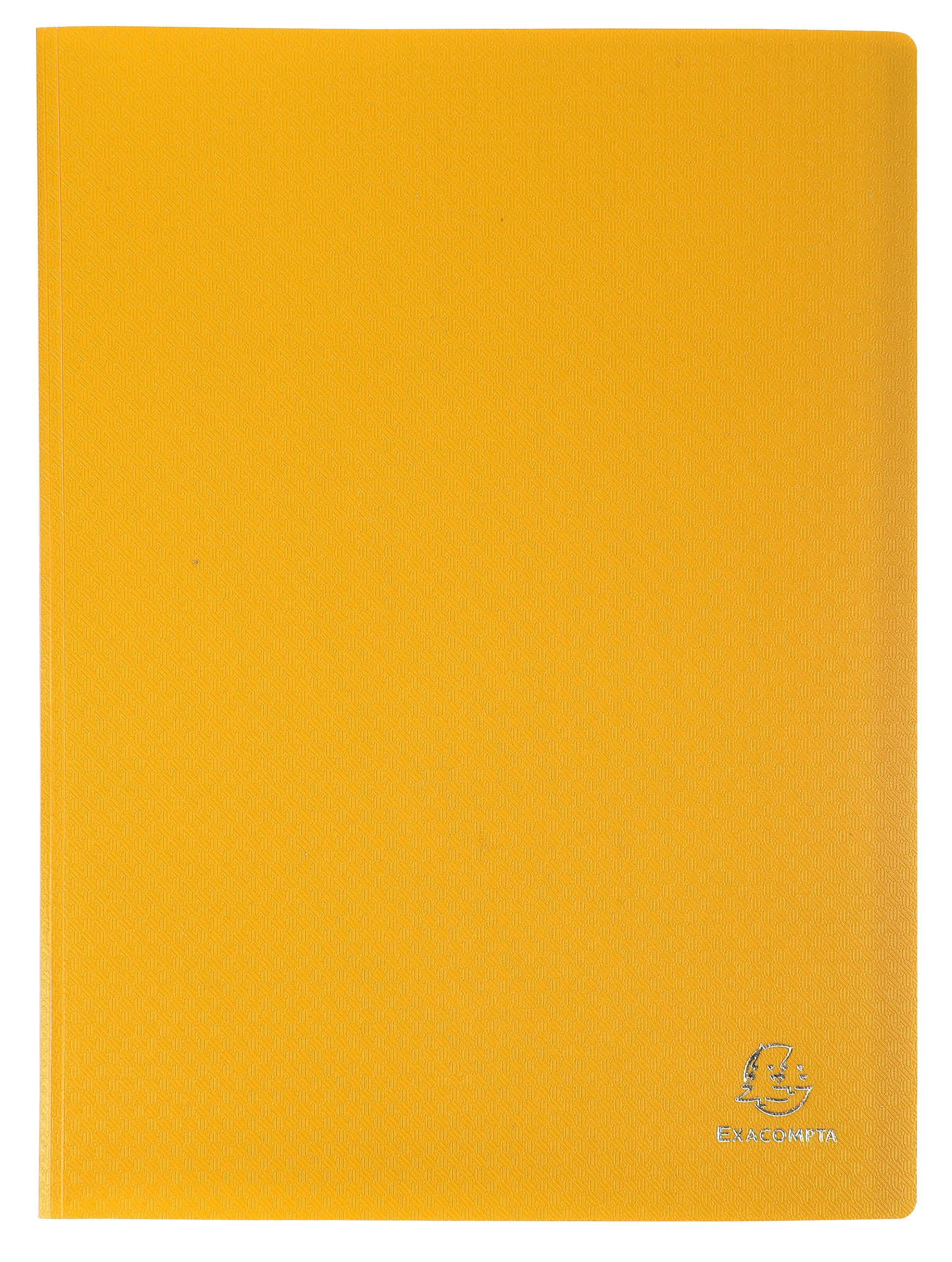 Exacompta Sichtbuch A4, 10 Hüllen, PP 300 µm, Gelb